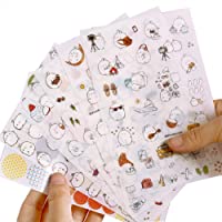 Vikenner 6 Piezas Bullet Journal Stickers Conejo lindo DIY Scrapbooking Pegatinas para Scrapbook y Bullet Journal…
